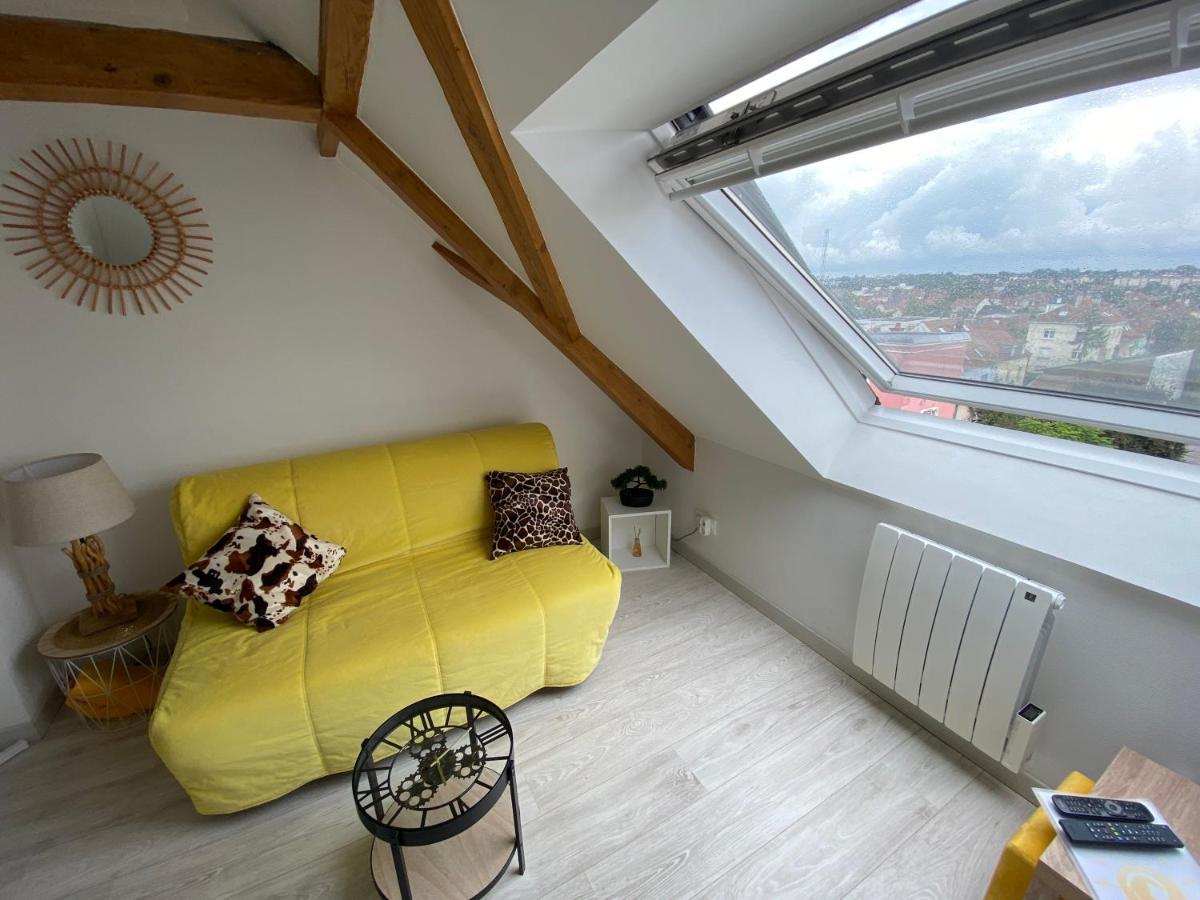 Esprit Jaune - Cosy Studio Salengro - Sauna & Sport Club Mulhouse Eksteriør billede